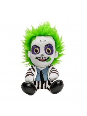 Beetlejuice peluche sentado con traje a rayas