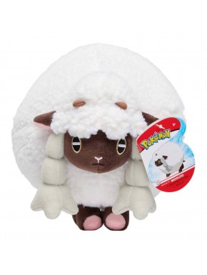 Peluche Pokémon Wooloo blanco de 20 cm
