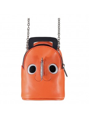 Bolsa pequeña Pochita de Chainsaw Man en naranja