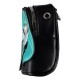 Bolsa pequeña negra de Hatsune Miku con cadena