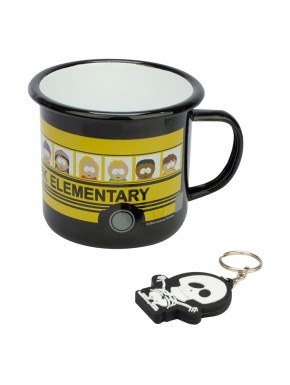 Set de taza y llavero de South Park esmaltado