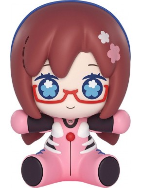 Figurine chibi de Mari en plugsuit rose d'Evangelion