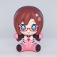 Figurine chibi de Mari en plugsuit rose d'Evangelion