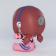 Figurine chibi de Mari en plugsuit rose d'Evangelion