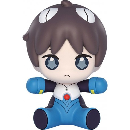 Figurine chibi de Shinji Ikari avec plugsuit bleu de 7 cm.