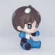Figurine chibi de Shinji Ikari avec plugsuit bleu de 7 cm.