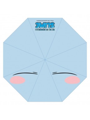 Guarda-chuva azul Rimuru com design de anime