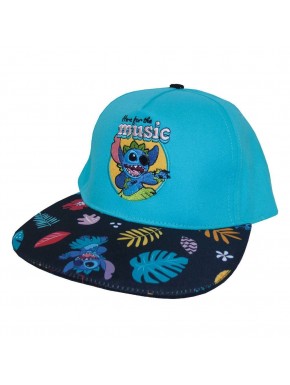 Gorra de béisbol Lilo & Stitch con diseño musical