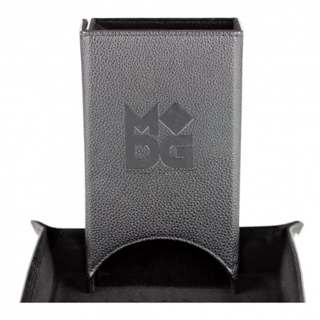 MDG Bandeja plegable Torre de dados Black en color negro