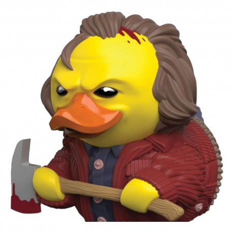 Figurine canard Jack Torrance avec hache de Shining.