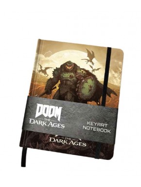 Libreta A5 con arte de Doom The Dark Ages