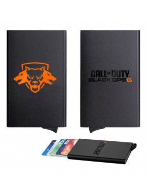 Estuche para tarjetas Call of Duty Black Ops 6 Cerberus negro