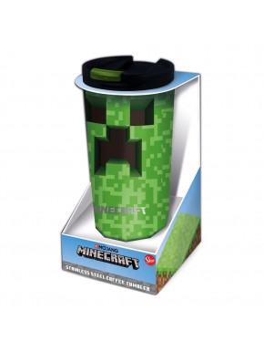 Termo Minecraft Creeper acero inoxidable