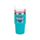 Copo Tumbler de Fortnite com canudo e design vibrante
