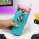 Copo Tumbler de Fortnite com canudo e design vibrante