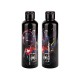 Botella de agua negra con diseño de Spider-Man de 450 ml