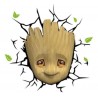 Lampe 3D LED Baby Groot Marvel Comics 18x28,3x16 cm