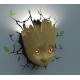 Lampe 3D LED Baby Groot Marvel Comics
