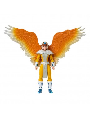 Figura de April O'Neil con alas y martillo