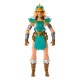 Figura Teela de 14 cm MOTU x TMNT, vista frontal.