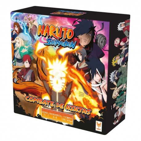 Caixa do jogo de cartas Naruto Combate de Ninjas