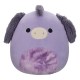Pelúcia Burro Roxo Squishmallows com barriga tie-dye