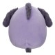 Pelúcia Burro Roxo Squishmallows com barriga tie-dye