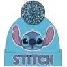Bonnet Pom-Pom Lilo & Stitch Bleu Clair