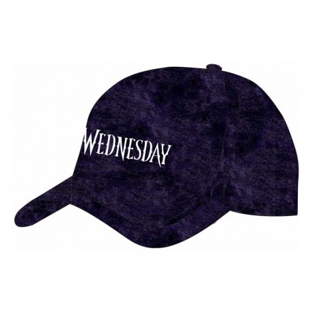 Gorra de béisbol Wednesday en algodón negro con logo