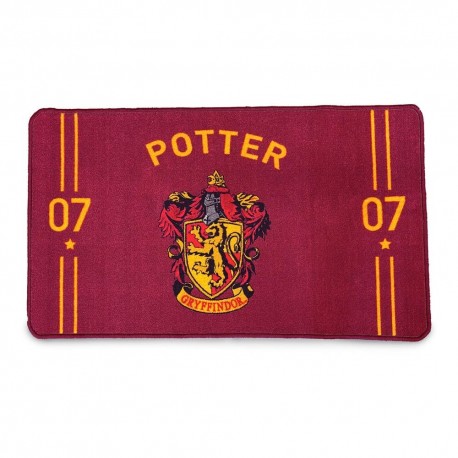 Alfombra Harry Potter Quidditch con escudo Gryffindor