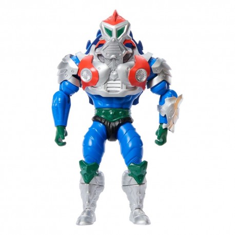 Figura articulada Mekaneck de MOTU x TMNT