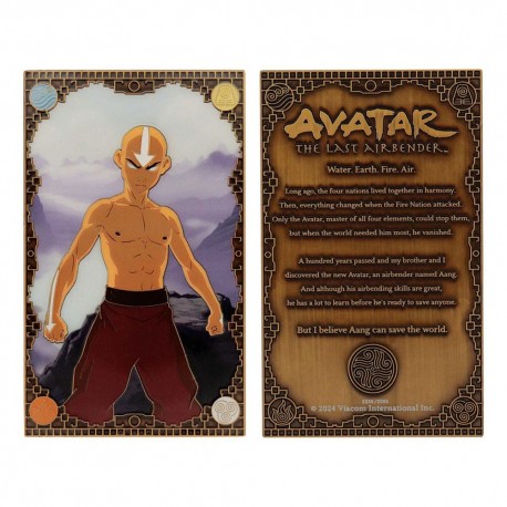 Lingote edición limitada de Aang, Avatar: la leyenda de Aang.