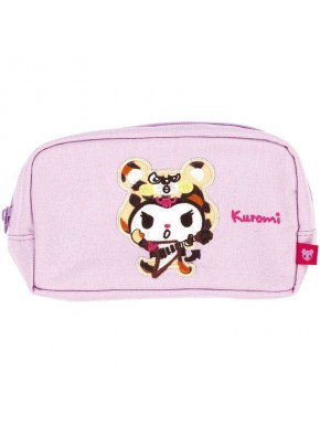 Estuche para lápices Kuromi de Sanrio en color lila
