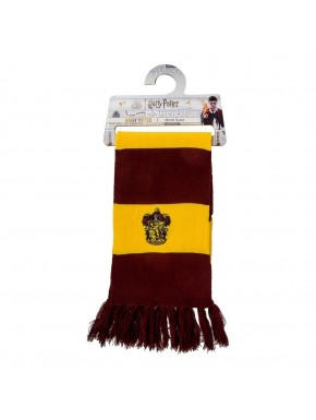 Bufanda de Harry Potter Gryffindor con rayas gruesas