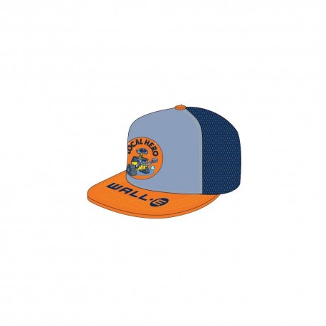 Gorra béisbol azul y naranja de Wall-E
