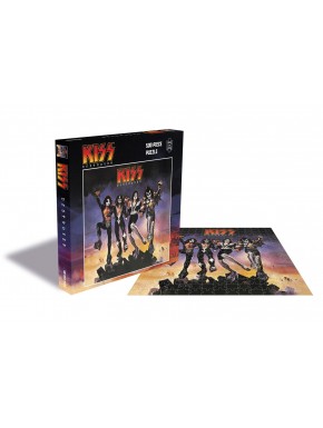 Caja y puzzle de Kiss Destroyer con 500 piezas
