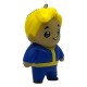 Llavero Vault Boy de Fallout con traje azul y amarillo