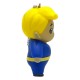 Llavero Vault Boy de Fallout con traje azul y amarillo