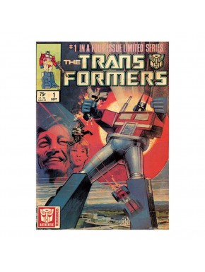 Transformers 40th Anniversary lithograph, limited edition 42x30 cm