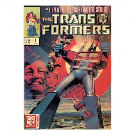 Litografía 40º aniversario Transformers, edición limitada 42x30 cm
