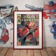 Litografía 40º aniversario Transformers, edición limitada 42x30 cm