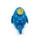 Peluche Obey Me! Shark-un bleue avec taches et détails jaunes