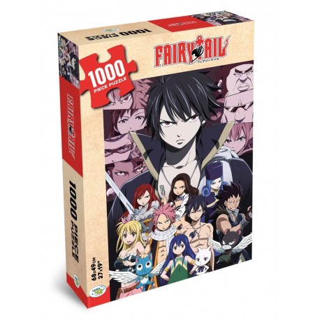 Puzzle Fairy Tail The Guild 1000 pièces dans la boîte