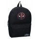 Mochila Marvel Deadpool negra con logo icónico