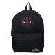 Mochila Marvel Deadpool negra con logo icónico