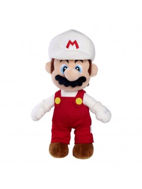 Peluche Super Mario Feuer Mario 30 cm con licencia oficial