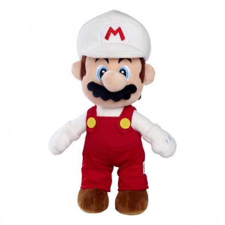Peluche Super Mario Feuer Mario 30 cm con licencia oficial