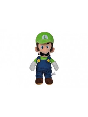 Peluche Luigi de Super Mario, 30 cm, licencia oficial