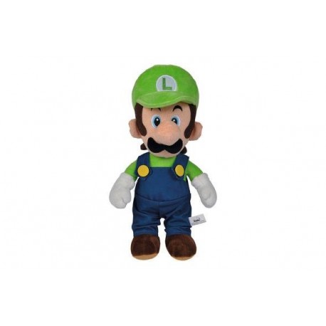 Peluche Luigi de Super Mario, 30 cm, licencia oficial