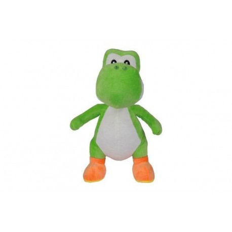 Peluche de Yoshi de 30 cm, verde con detalles blancos y naranjas